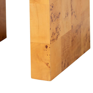 English Elm Hand-carved Solid Suar Wood Pedestal Accent Table with Scalloped Edge Boho Decor B2750P467775