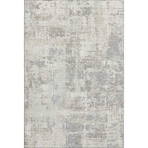HomeRoots 10' X 14' Ivory and Gray Abstract Area Rug - Stylish, Washable, UV-Protected for Modern Living Spaces 679138