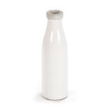 Distressed Crackle White Vase (6792L A369A) Zentique