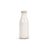 Distressed Crackle White Vase (6792S A369A) Zentique