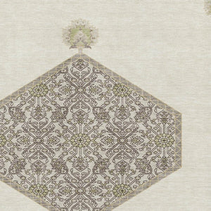 HomeRoots 8' X 10' Elegant Ivory, Beige & Gray Oriental Washable Rug with UV Protection for Homes & Families 679364