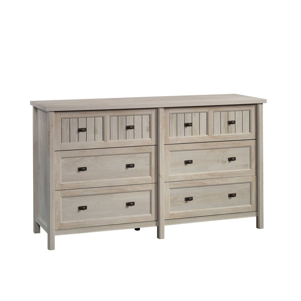 English Elm Dresser, Contemporary Gray Finish With Ample Storage & Durable Top For Modern Spaces – Easy Assembly! B356P402613