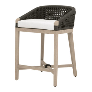 Essentials for Living Montecito Outdoor Counter Stool 6795CS.ANT/WHT/W-ET