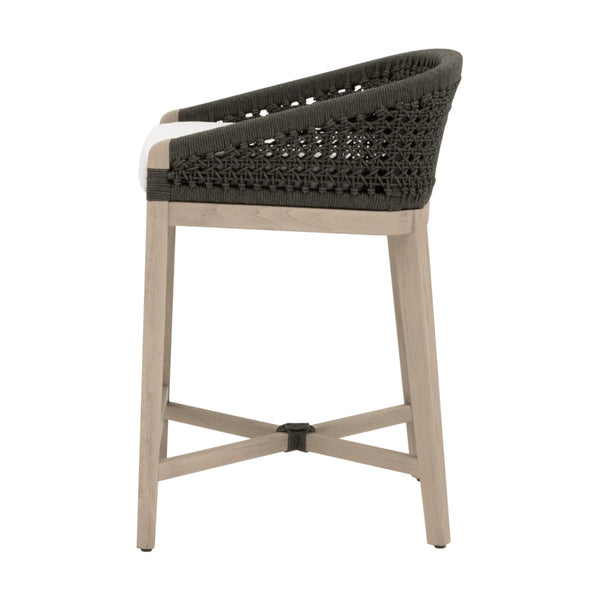 Essentials for Living Montecito Outdoor Counter Stool 6795CS.ANT/WHT/W-ET
