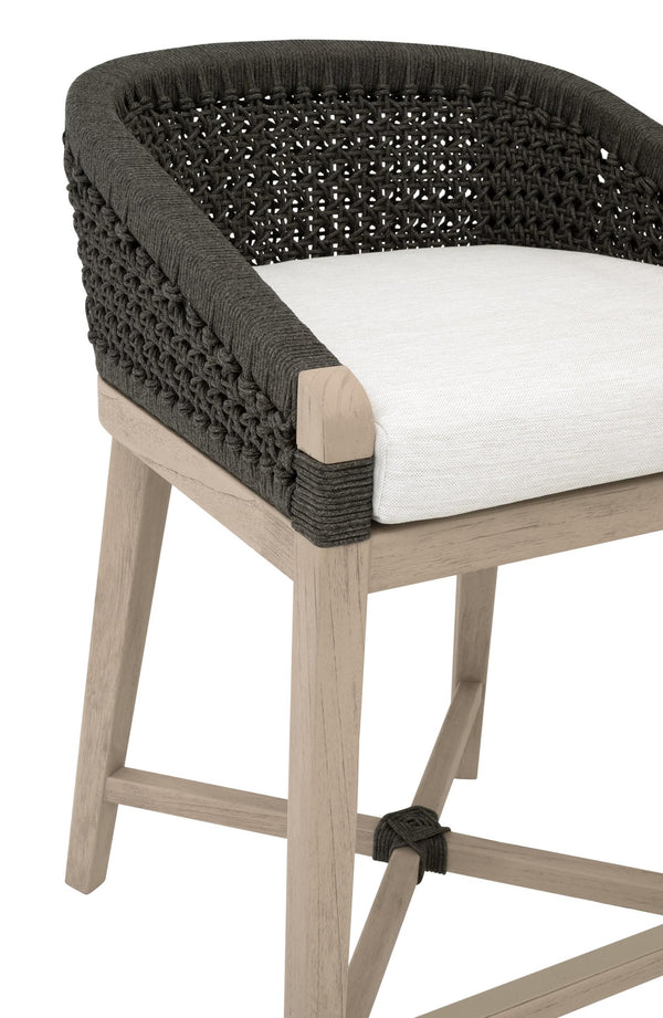 Essentials for Living Montecito Outdoor Counter Stool 6795CS.ANT/WHT/W-ET
