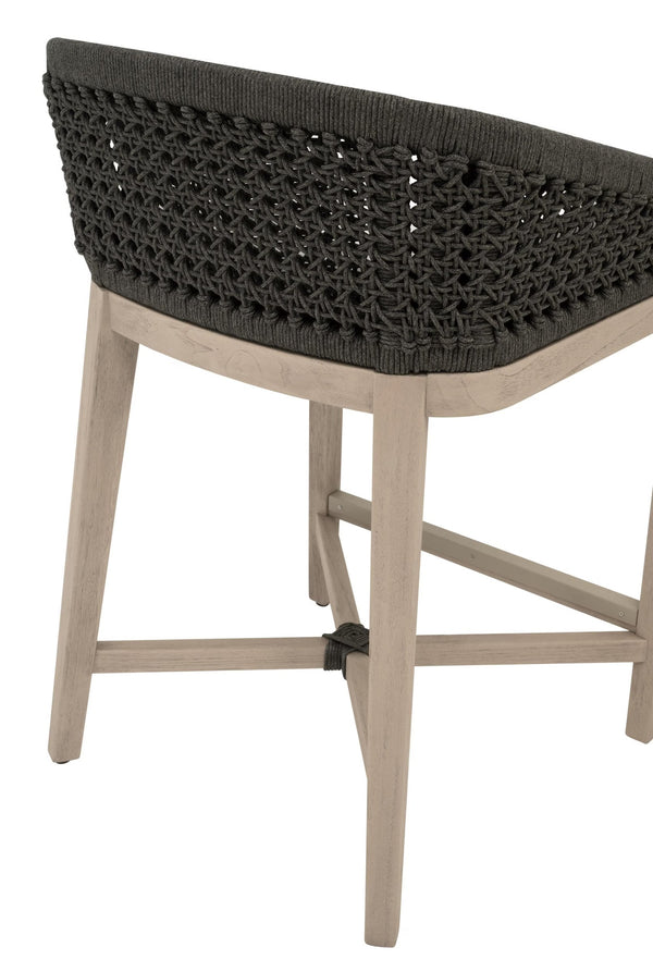 Essentials for Living Montecito Outdoor Counter Stool 6795CS.ANT/WHT/W-ET