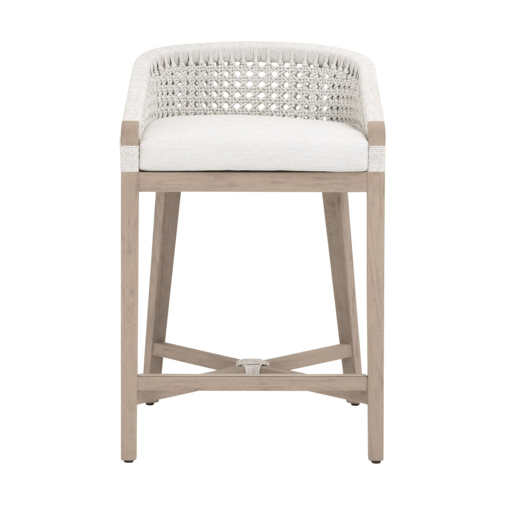Essentials for Living Montecito Outdoor Counter Stool 6795CS.WHT/WHT/W-ET