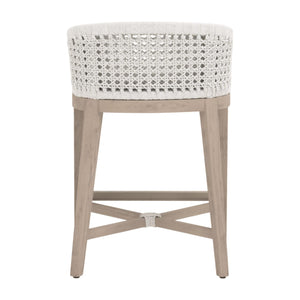 Essentials for Living Montecito Outdoor Counter Stool 6795CS.WHT/WHT/W-ET