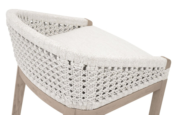 Essentials for Living Montecito Outdoor Counter Stool 6795CS.WHT/WHT/W-ET