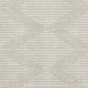 HomeRoots 9' X 12' Stylish Beige & Ivory Geometric Area Rug – Washable, UV Protected, Durable & Perfect for Homes 679689