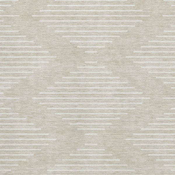 HomeRoots 9' X 12' Stylish Beige & Ivory Geometric Area Rug – Washable, UV Protected, Durable & Perfect for Homes 679689
