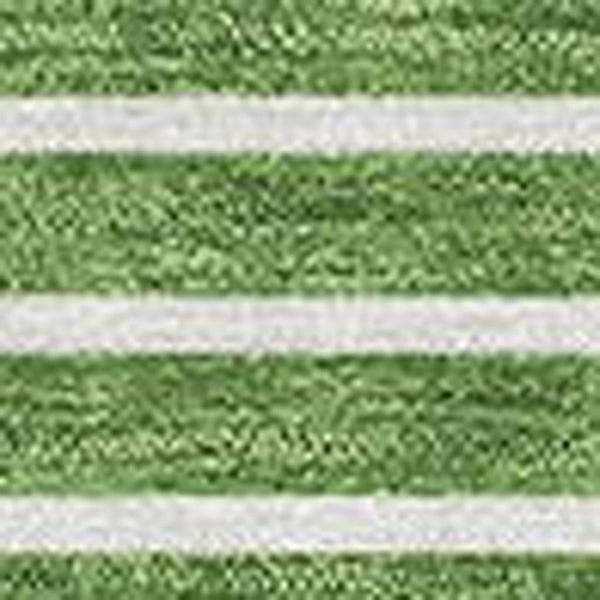 HomeRoots 5' X 8' Green and Ivory Geometric Washable Area Rug - Durable, Stain-Resistant, UV Protected Design 679722