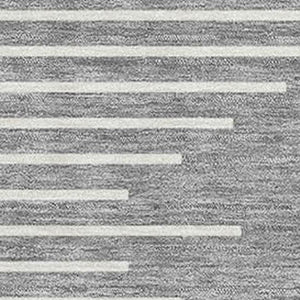 HomeRoots 9' X 12' Gray and Ivory Geometric Area Rug – Washable, UV Protected, Stain Resistant for High Traffic Use 679737