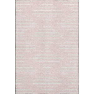 HomeRoots 10' X 14' Pink Geometric Washable Area Rug - UV Protected & Stain-Resistant for Modern Spaces 679768