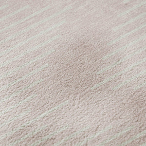 HomeRoots 10' X 14' Pink Geometric Washable Area Rug - UV Protected & Stain-Resistant for Modern Spaces 679768