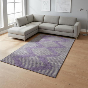 HomeRoots 9' X 12' Colorful Geometric Washable Area Rug with UV Protection - Perfect for High-Traffic Spaces! 679851