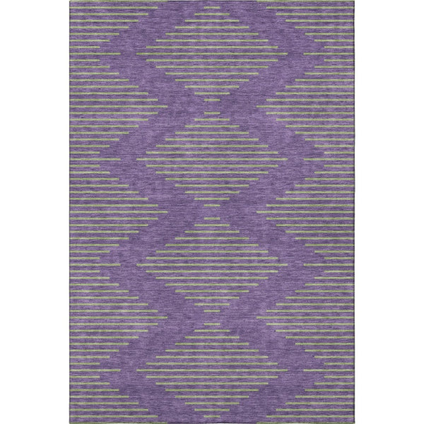 HomeRoots 9' X 12' Colorful Geometric Washable Area Rug with UV Protection - Perfect for High-Traffic Spaces! 679851