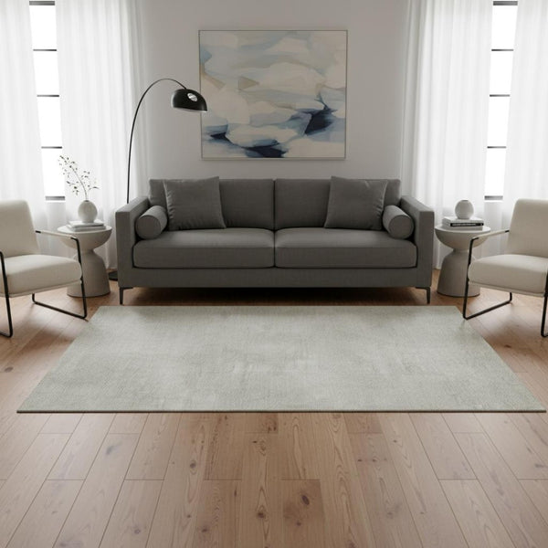 HomeRoots 5' X 8' Washable Beige and Taupe Abstract Area Rug with UV Protection for Stylish Home Decor 679913