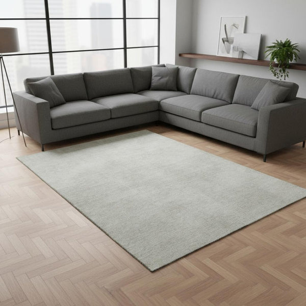 HomeRoots 9' X 12' Washable Beige and Taupe Abstract Area Rug - UV Protected, Stain Resistant, Stylish Design 679916