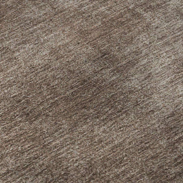 HomeRoots 5' X 8' Abstract Brown & Taupe Washable Area Rug with UV Protection for Family & Pet-Friendly Homes 679919