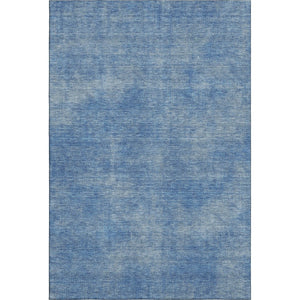 HomeRoots 10' X 14' Blue and Gray Abstract Area Rug - Washable, UV-Protected, Durable for High-Traffic Spaces 679929