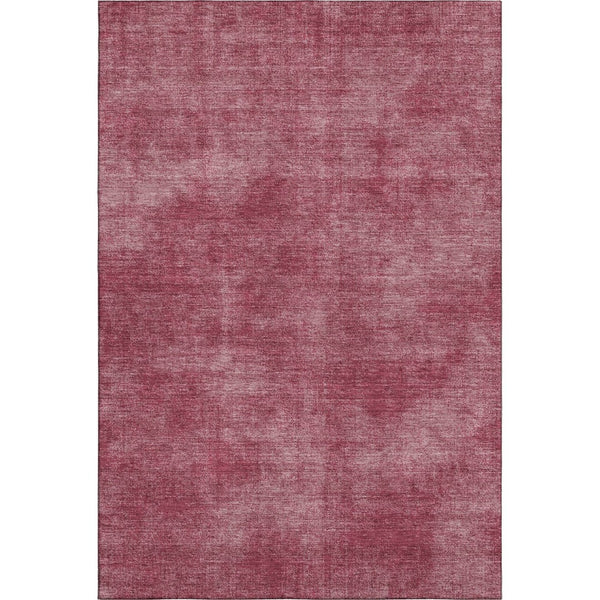 HomeRoots 8' X 10' Burgundy & Blush Abstract Washable Area Rug - Modern, Durable, UV-Protected & Stylish! 679933