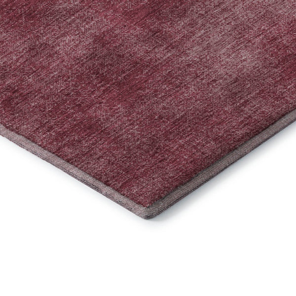HomeRoots 8' X 10' Burgundy & Blush Abstract Washable Area Rug - Modern, Durable, UV-Protected & Stylish! 679933