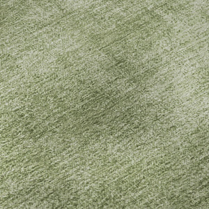 HomeRoots 5' X 8' Green and Ivory Abstract Area Rug - Washable, UV Protected, Perfect for High-Traffic Spaces! 679937