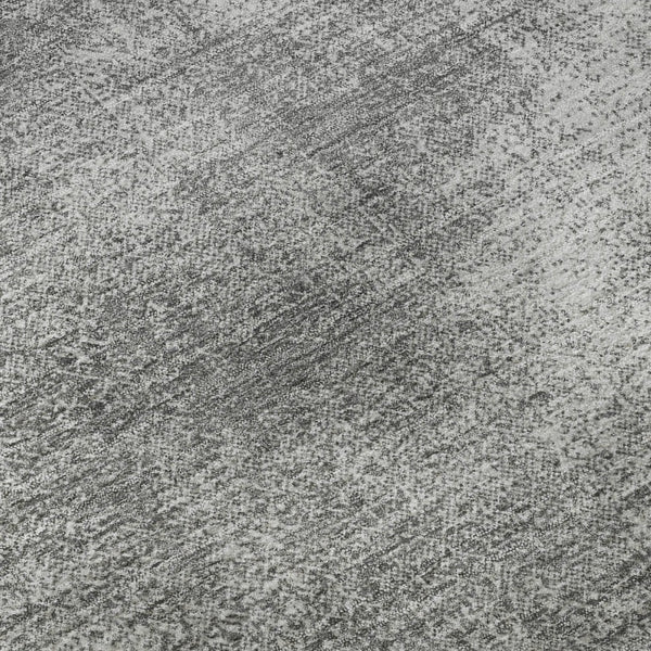 HomeRoots 8' X 10' Gray and Silver Abstract Area Rug - Washable, UV-Protected, Perfect for Modern Spaces! 679945