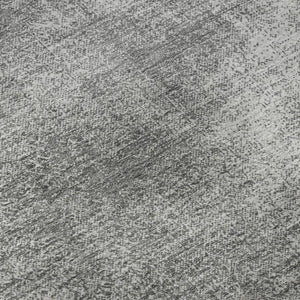 HomeRoots 9' X 12' Gray and Silver Abstract Area Rug - Washable, UV-Protected, Durable Design for Modern Homes 679946