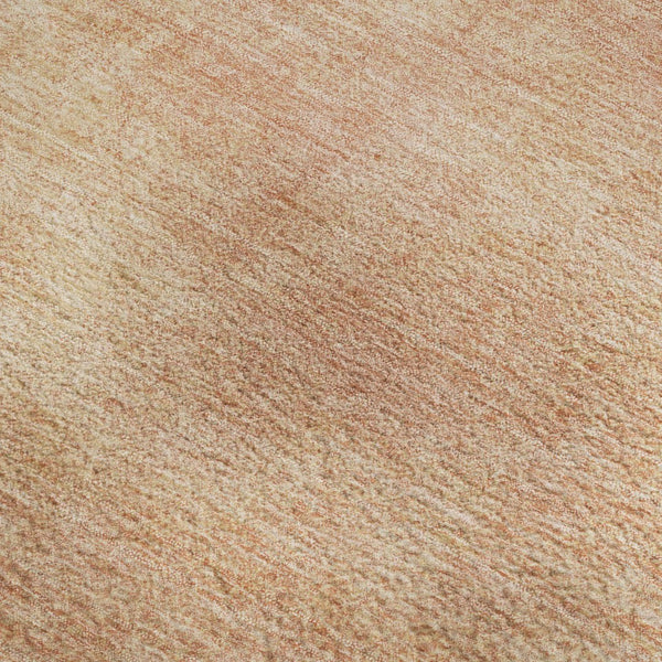 HomeRoots 5' X 8' Soft Peach & Salmon Abstract Area Rug with UV Protection - Stain-Resistant & Easy Care! 679955