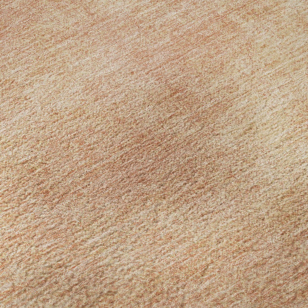 HomeRoots 9' X 12' Peach and Salmon Abstract Area Rug - Washable, UV Protected, Stylish, Durable, and Easy-Care! 679958