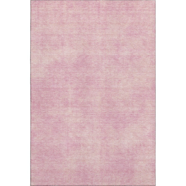 HomeRoots 10' Modern Pink & Blush Abstract Washable Area Rug with UV Protection for Stylish Spaces 679965