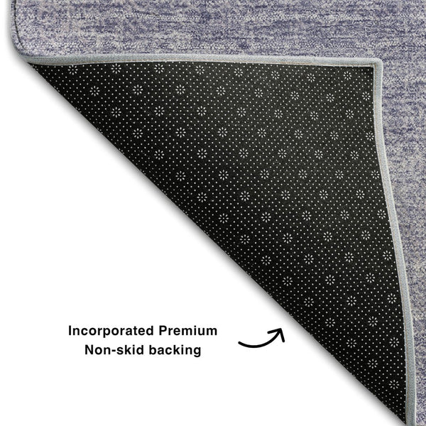 HomeRoots 9' X 12' Stylish Purple & Lavender Abstract Area Rug - Washable, UV Protected, Perfect for High-Traffic Areas 679976