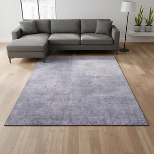 HomeRoots 10' X 14' Vibrant Purple & Lavender Abstract Area Rug - Washable, UV-Protected, Perfect for Homes! 679977