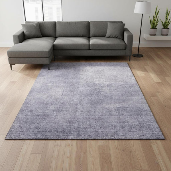 HomeRoots 10' X 14' Vibrant Purple & Lavender Abstract Area Rug - Washable, UV-Protected, Perfect for Homes! 679977