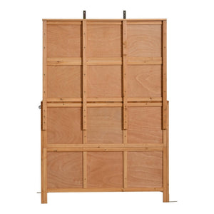 English Elm (with Hutch) Topmax Solid Fir Outdoor Potting Bench Station Cabinets Drawers Patio Garden Natural Wood N717P404332A