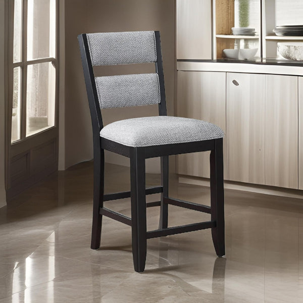 English Elm Kara Upholstered Counter Height Dining Chairs Set of 2 with Solid Wood Frame B056P416861