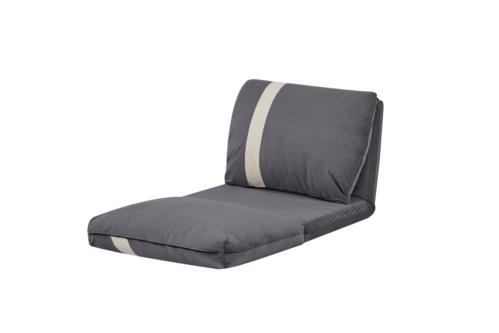 English Elm Aria Modern Floor Sofa Bed Set Of 2 – 6-Position Adjustable, Quick-Fold, Cozy & Space-Saving Solution W3391S00007