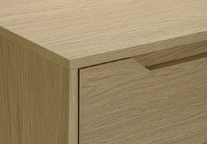 English Elm Accent Side Table Rustic Grey Laminate Compact Storage Cabinet Transitional Bedroom Natural B2710P461709