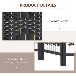 English Elm Pawhut Wall Mounted Cat Climbing Set with Hammock Perches Scratching Post and Plush Nest W2225P229506