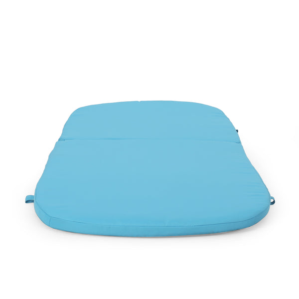 English Elm Christopher Knight Home® - 68020.00Cush-Blu Vibrant Blue Chaise Lounge Cushion For Outdoor Comfort – Water-Resistant, Plush Design N775P230112U