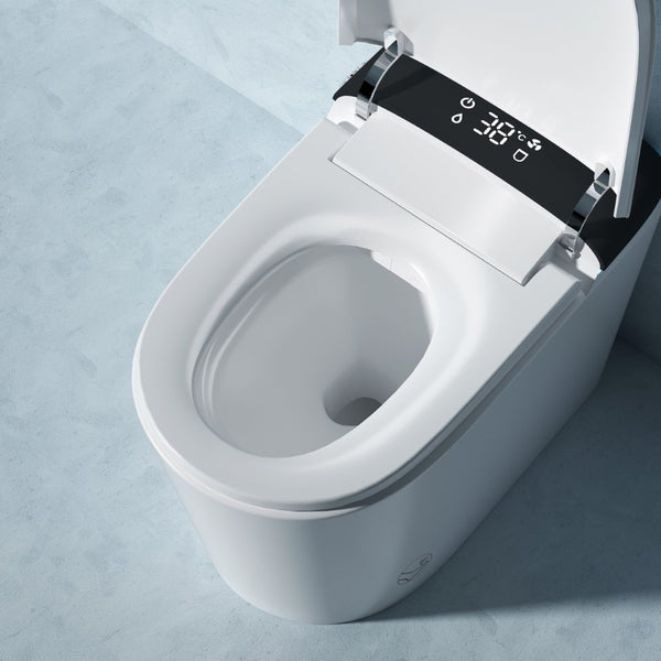 English Elm E40 Smart Toilet Bidet Combo with Heated Seat Auto Flush and Hands Free Spa Bath W3402P442697