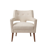 Madison Park Palmer Transitional Accent Chair MP100-0441 Cream