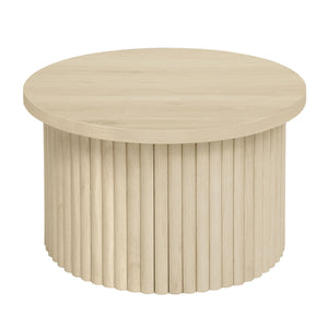 English Elm Coffee Table Set Of 2 - Modern Round Accent Tables For Stylish Living Room & Small Apartments W688P248113