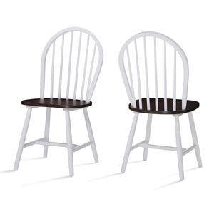 English Elm Christopher Knight Home® - 36 Countryhouse Spindle Back Dining Chair 36in High Back Farmhouse Style Durable Rubberwood Seat White 56487.00WBRN