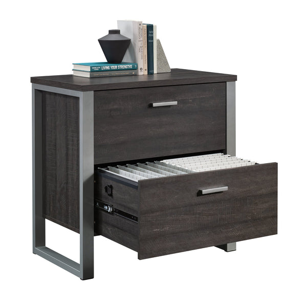 English Elm Lateral File - Modern Dark Brown Storage Solution For Efficient Organization And Stylish Workspaces B356P354470
