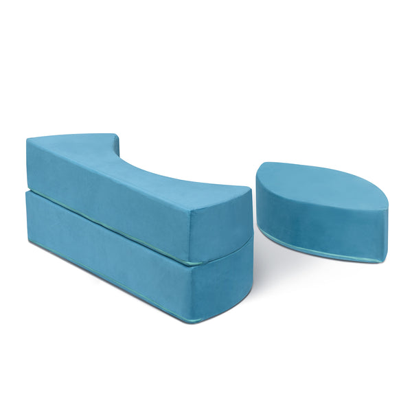 English Elm Kids Sofa Bed - Versatile Modular Couch For Playrooms, Convertible Sleeper, Cushions & Ball Pit W1889P337612