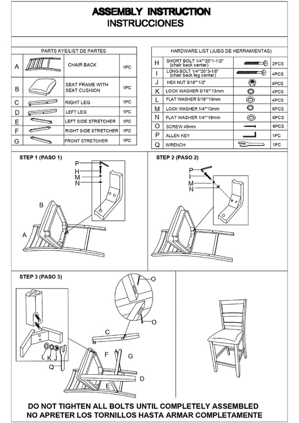 English Elm Rustic Counter Height 5-Pc Dining Set Square Wood Top Table with Display Shelf & Faux Leather Chairs B011P185607