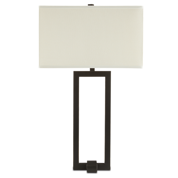 Pallium Modern Bronze Table Lamp with Textured Shade - Elegant Design for Any Indoor Space